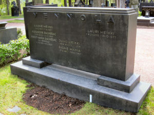 Viimeinen leposija - Juho Heikki Vennola