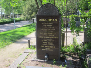 Viimeinen leposija - Nils Gustaf Durchman 