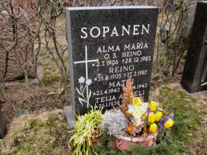 Viimeinen leposija - Teija Anneli V��r� (os. Sopanen) 