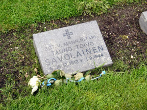 Viimeinen leposija - Tauno Toivo Savolainen Viimeinen leposija - Tauno Toivo Savolainen