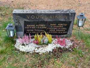 Viimeinen leposija - Aarre Alfred Voutilainen