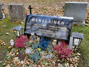 Viimeinen leposija - Eino Edvin Wen�l�inen