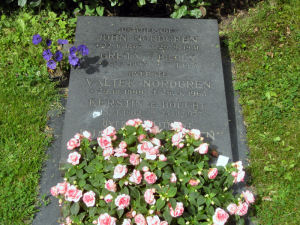 Viimeinen leposija - John Valter Voldemar Nordgren