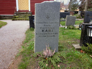 Viimeinen leposija - Kaarle (Kaarlo) Kustaa Kari