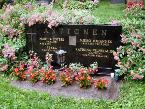 Viimeinen leposija - Mikko Johannes Anttonen