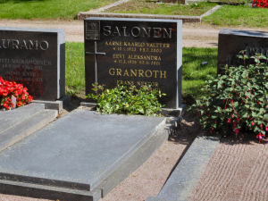 Viimeinen leposija - Aarne Kaarle Valtteri Salonen