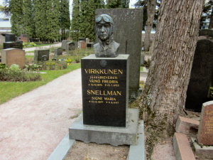Viimeinen leposija - V�in� Fredrik Virkkunen (ent. Snellman)