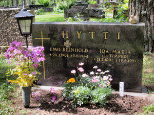 Viimeinen leposija - Emil Reinhold Hytti